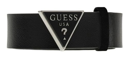 Ceinture en cuir GUESS noire pour sublimer vos tenues de bureau et vos sorties quotidiennes