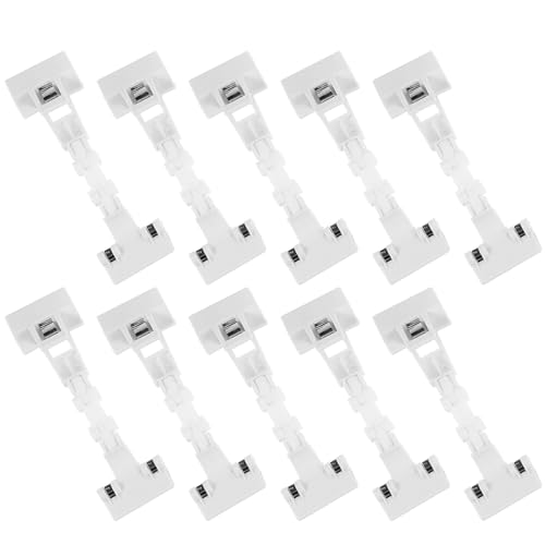 jojofuny 10個 広告クリップ ラベルスタンド 値札ホルダー 両端タグ挟み 市場価格表示 店舗ディスプレイ用 便利な多用途クリップ