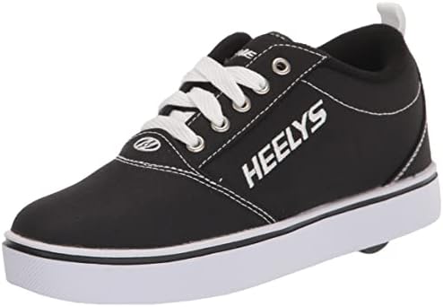 HEELYS Footwear Wheeled Heel Shoe, Black, 6 US Unisex Big Kid