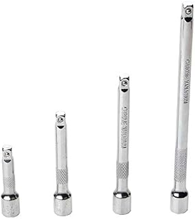MOVKZACV 4-Piece Extension Bar Set- Premium Chrome Vanadium Steel Construction - 1/4-inch Drive Size.