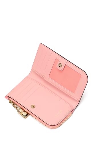 Image of kate spade new york Devin I Love You Script Embossed Leather Small Slim Bifold Wallet