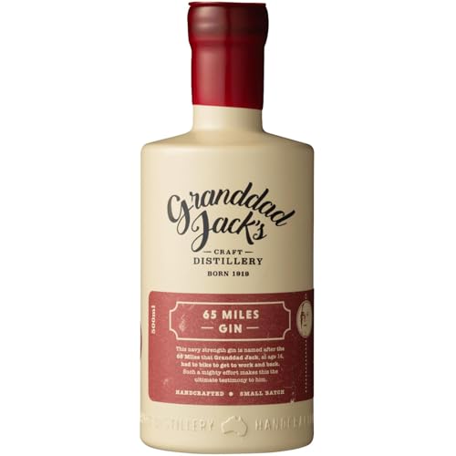 【力強いスパイシーさと芳醇な香り】Granddad Jack's 65マイルズ ジン [ クラフトジン 57% 500ml オーストラリア ] ボタニカル : ジュニパーベリー クローブ シナモン カルダモン オレンジピール スターアニス 父の日 誕生日 プレゼント お中元 ギフト