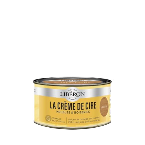 Libéron La crème de cire pour bois, en pâte, Chêne doré 250ml