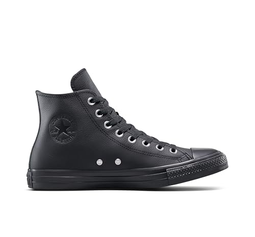 Converse Unisex Adult Chuck Taylor All Star High Top, Black/Black/Black, 6.5 Womens/4.5 Mens