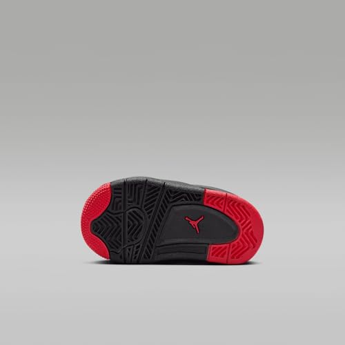 Jordan 4 RM Baby/Toddler Shoes (FQ7937-060, Black/Anthracite/Varsity Red)2