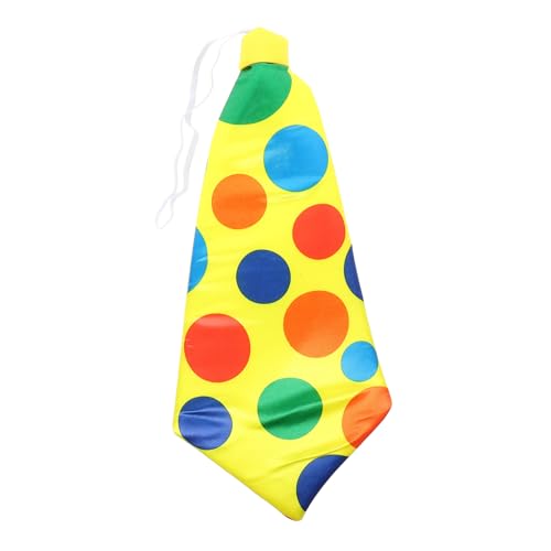 minkissy Clown Necktie Fun Cosplay Accessory for Costume Parties and Carnivals Lightweight and Comfortable Fits Adults and Teens for Clown Performances