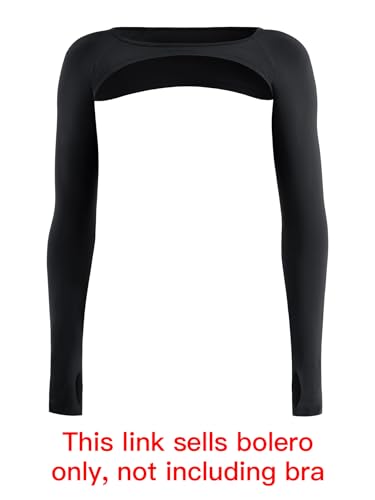 YEOREO Seamless Long Sleeve Shrug for Women Gym Crop Top Workout Cropped Sports Bolero2