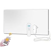 EVOKOR Infraroodverwarming 160 W, infrarood verwarming verwarmingsplaat radiator verwarmingspaneel wandmontage met oververhittingsbeveiliging, wandverwarming elektrisch, elektrische verwarming
