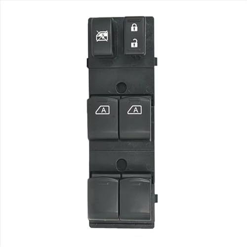 Interrupteur de commande de fenêtre premium pour Nissan Murano 2009-2014 plastique ABS noir