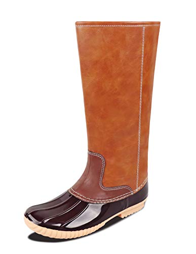 womens monogrammed duck boots