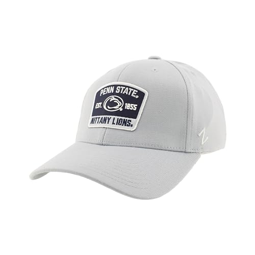 Gorra Ajustada Oficial NCAA ZHATS Gris Medio Hombre miniatura 1