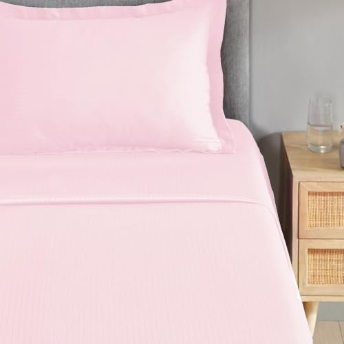 Image of myTrident Bedsheet for Single Bed Cotton| 210 TC | 60 inch x 90 inch | Peony