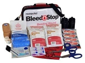 BleedStop Double 200 Bleeding Control & Gunshot Wound Trauma First Aid Kit [Treats 2 Bleeding Wounds]