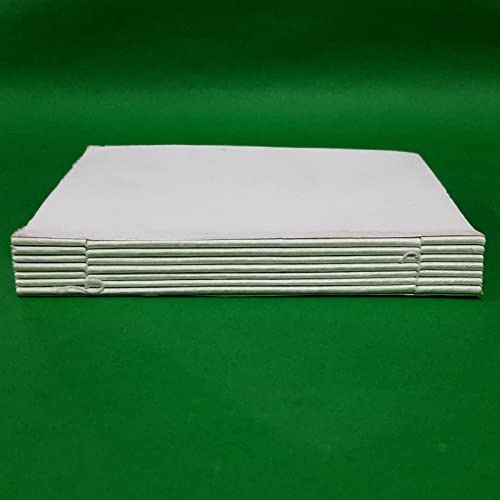 Refil de planejador A5/refil de diário feito de papel feito à mão - 130gsm - branco - 200 páginas