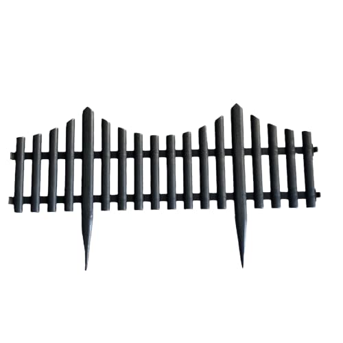 Nifty Dekorative Gartenzaun-Paneele – Outdoor-Gartenzaun – Kunststoff-Garteneinfassung, erweiterbarer Zaun-Sichtgitter, für Rasen, Blütenknospen, Bäume, Einfahrten – Bild 3