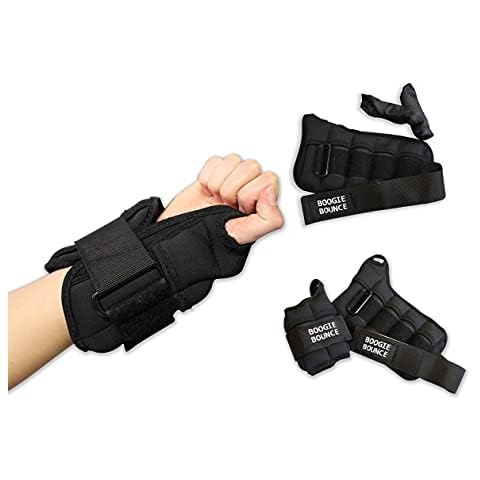 Boogie Bounce Wrist Weights With Thumb Loops & Extra Secure Velcro Cover