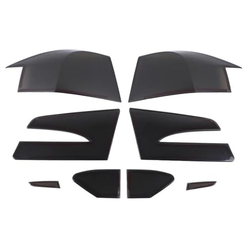 Cubiertas luz trasera coche Tesla Model S 2015 2017 2019 repuesto faro posterior