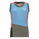 Salewa PUEZ Sporty Dry W Tank, S, Morning Blue/Multi
