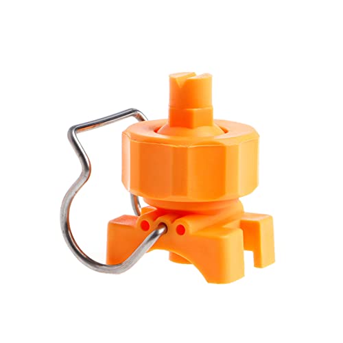 Riiichflowshop 3/4' Ajustable Ventilador Plano Cono Completo Abrazadera Clip Boquilla Riego Riego Metal