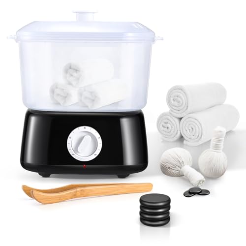 SenDeluz Chauffe Serviette, Chauffe Serviette Spa avec Pince à Serviette, Grande Capacité de 3L...