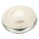 Cabilock Rice Cooker Lid Reusable Metal Cover for Cookers Spill Kitchen Accessory High Efficiency Cooking Pot Lid Easy to Clean Store