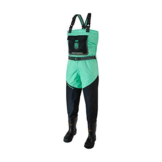 Gator Waders Womens Swamp Quilted Thermal Insulated Breathable Offroad Chest Waders with Boots – Waterproof to Keep You Dry and Warm for Off-Road ATV Riding and Mud Bogging, Tiffany, XL 10