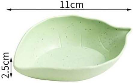 Bowl for Sauce Leaf Shape Seasoning Dish Kitchen Utensils Tableware Sauce Vinegar Bowl(BEIGE)