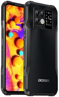 Dooge V20 5G Smartphone robusto dimensão 700 NFC 8+256 GB 64 MP Câmera de visão noturna de 20MP 6,43"tela celular 6000 mAH 33 w carregamento rápido(Preto)