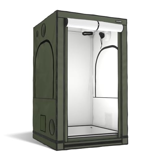 GrowPRO 4.0 XL Growbox 120x120x200cm | Growzelt in Zwei Farben: Beige oder Chive (Chive)