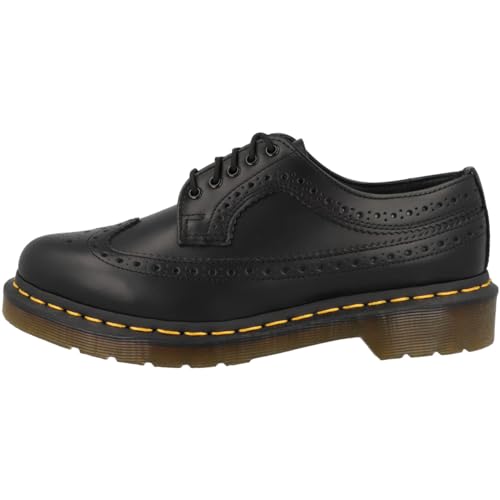 Dr. Martens® 3989 YS Unisex Shoes for Work and Leisure – Smooth Leather Upper – Side Groove – Classic Stitch Black Smooth UK 8 (US Men's 9, US Women's 10) Medium