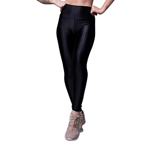 Calça Legging Bella Fiore New Zig Feminina Poliamida Academia Malhar Cor:Preto;Tamanho:GG