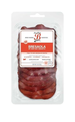 Brooklyn Cured Bresaola Sliced, 2 oz, 12 Pack