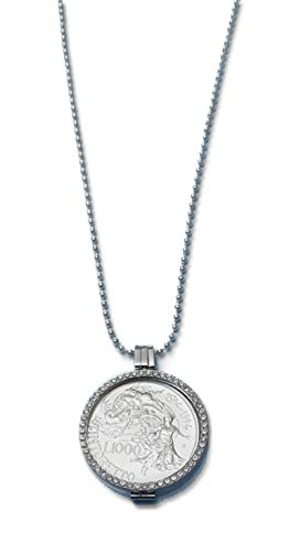 Pendentif Tintoretto Moneta 1000 Lire argent avec collier 90 cm : un cadeau d'exception