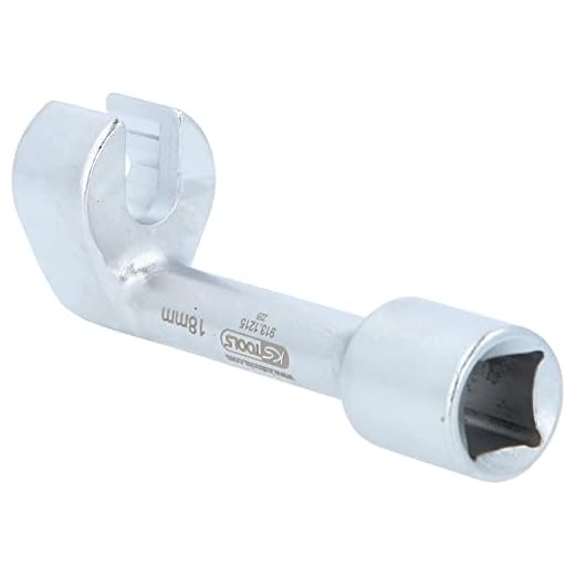 KS Tools 913.1215 1/2" Offener Ring-Steckschlüssel, 18mm