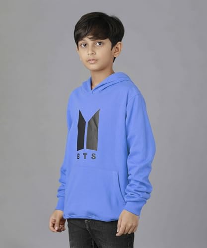 Image of KYDA KIDS Boys Cotton Regular Fit Hooded Neck Hoodies - Sweatshirt with Hoodies Full Sleeves Winter Wear, Long Sleeve Sweatshirts for Boys