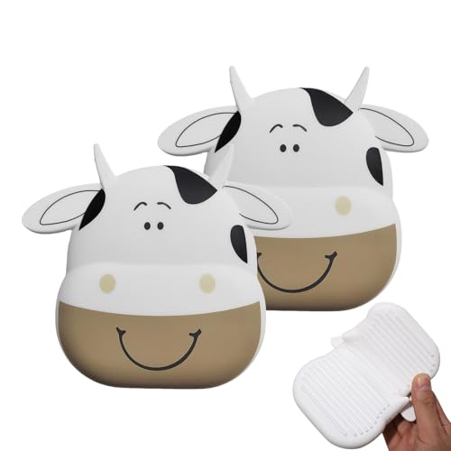 Guanti da forno flessibili, guanti da forno resistenti a calore | Guanti barbecue resistenti al calore non slip | Cute a di mucca Anti-scalding cotti di cottura per cucinare, cottura, feste e barbecue