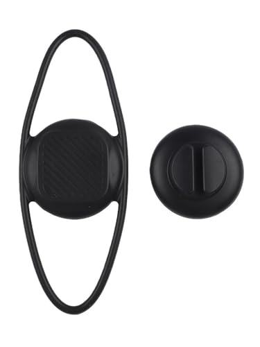 Lagomloot Support GPS en silicone pour vélo, housse étanche pour tige de selle et guidon, étui noir anti-perte 39 x 16 mm