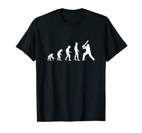 Cricket Evolution Cricket Geschenk Schlag Geschenke T-Shirt