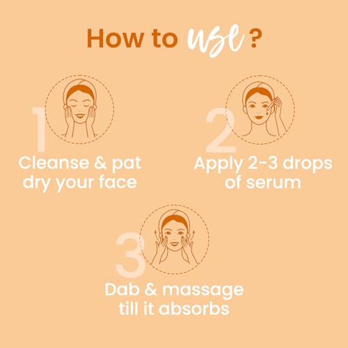 Herbs & Pure Natural Glow 20% Vitamin C + 7% Glutathione Face Serum | Instant Glow Dark Spots Pigmentation Tan Removal | Brightening Serum All Skin Types Women Men | Travel Size 10ml Trial Pack