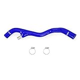 Mishimoto MMHOSE-F2D-03EBL Lower Overflow Hose Compatible With Ford 6.0 Powerstroke 2003-2007 Blue