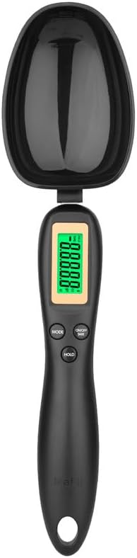 Mafiti Digital Measuring Spoon, Electronic Adjustable Measuring Spoon Scale 500g / 0.1g High Precision for Kitchen Gadgets Daily Meals Pet/Dog Food Measuring Scoop