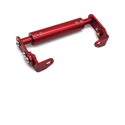 Support De Téléphone GPS Universel pour Moto Tout-Terrain De Petite Cylindrée, 22 Mm, Barre D'extension Support Téléphone Moto(Red)
