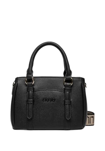 Liu Jo Bolso de mano Satchel Small AF4155E0087, Negro , Talla única