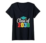 Photo Gallery donna class of 2038 grow with me bambini laurea carino maglietta con collo a v Photo Gallery donna class of 2038 grow with me bambini laurea carino maglietta con collo a v