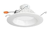 6” - 1Pk Can LED Lights & Recessed Retrofit Spotlights | 2700K Warm White Lighting - Dimmable | 11W | 120V | 842 Lumens | 60Hz | Easy Installation Light Fixture Trim Rings (3000K 1 Pack)