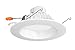 6” - 1Pk Can LED Lights & Recessed Retrofit Spotlights | 3000K Warm White Lighting - Dimmable | 11W | 120V | 813 Lumens | 60Hz | Easy Installation Light Fixture Trim Rings