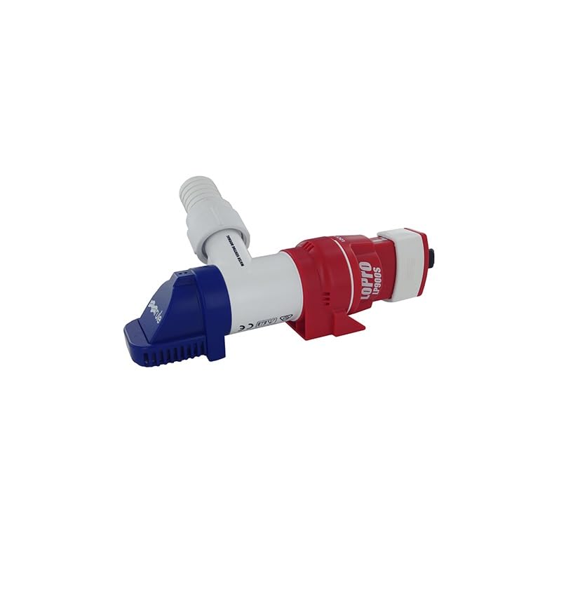 Bilge Pump Automated Bilge Pump 900 Gallon Per Hour Multiple Ports 2.4 Inch Width x 2.4 Inch Height x 9.3 Inch Height 12 Volt DC