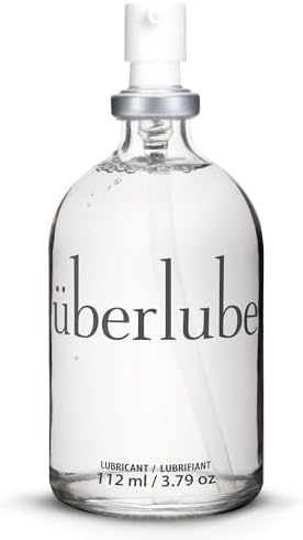 Uberlube Premium Silicone Lube (112 ml) Unscented, Long Lasting Lube, Waterproof, Ultra Smooth Performance, Personal Lubricant for Privacy & Toys, Vaginal & Anal Use, OBGYN Recommended