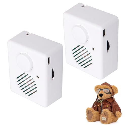 Alimentazione USB senza batterie: il registratore vocale per animali di peluche utilizza l'alimentazione USB, ideale per PC o power bank. Modulo vocale per animali di peluche con pratica opzione di ricarica. Modulo audio per orsacchiotto consente un uso continuo senza interruzioni.