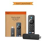 Amazon Fire TV Stick 4K Select (newest model), start streaming in 4K, Alexa voice search, stream lakhs of movies & episodes, free and live TV
